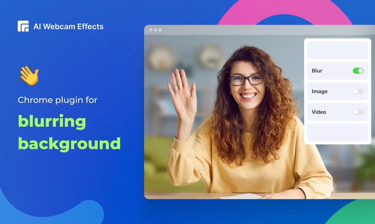 screenshot of AI Webcam Effects